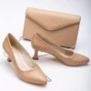 ست کفش پاشنه بلند استیلِتو با ارتفاع 5 سانتی‌متر و کیف زنانه برند licassia - 884961075