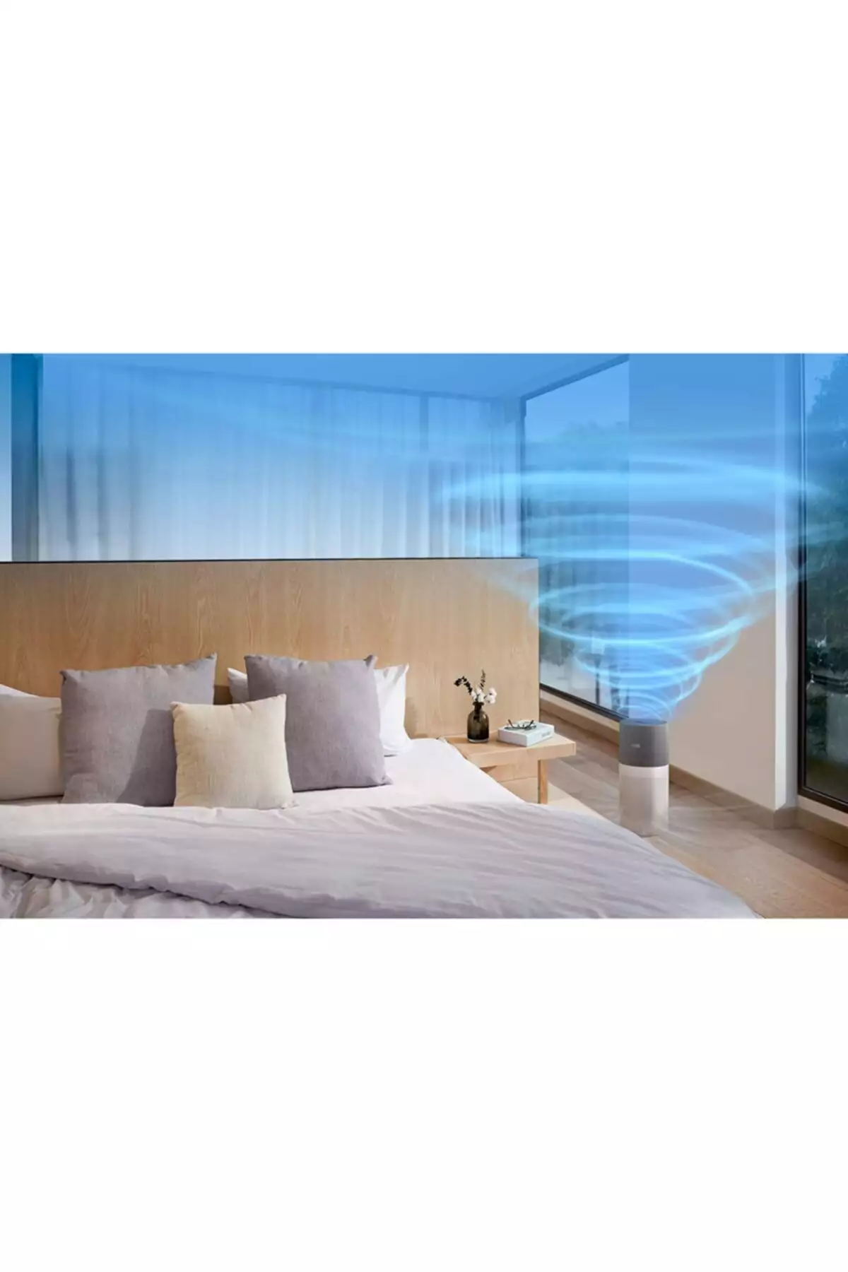 دستگاه تصفیه هوا AC3033/10، وزن 10.4 کیلوگرم، مناسب برای محیط به مساحت 104 متر مربع، رنگ خاکستری/سفید برند Philips - 105995839