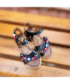 کفش صندل بچه‌گانه بادمجان برند patik ayakkabı - 823737838