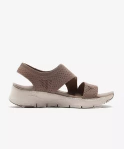 کفش صندل زنانه آرچ فیت مدل روشن‌ترین روز به رنگ قهوه‌ای. برند Skechers - 862838402
