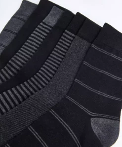 جوراب مچ‌دار مردانه طرح خط‌دار ۷ عددی ال‌سی‌وای برند LC Waikiki - 996705054