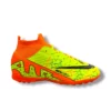 کفش ورزشی چمن مصنوعی با طراحی زرد و نارنجی مرکوریال با جوراب برند Güneş - 929372881