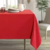 میز پوش قرمز رنگ با بافت مخملی برند FAVOLLİ - 364468234