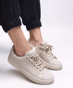 کفش ورزشی زنانه مشرونی مدل 0012601 رنگ بژ برند Riccon - 926396534