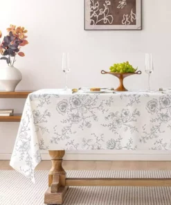 میز پوشش لکه‌ناپذیر رز دسیز برند Gülce Home Collection - 897990824