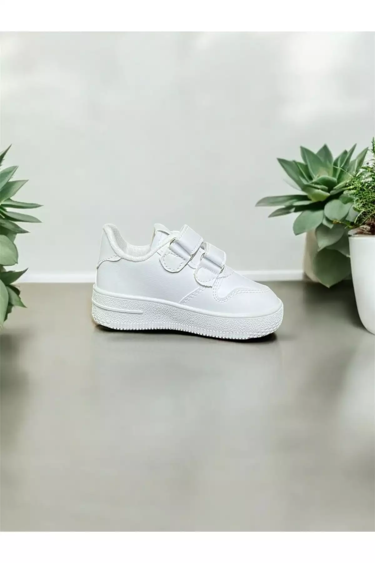 کفش اسپرت سفید چسبی یونیسکس راحت برند Miracan - 894132724