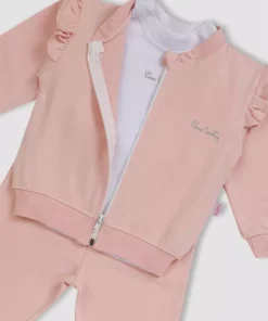 ست کلاهدار دخترانه ۱۰۰% پنبه 302398 برند Pierre Cardin - 240454655