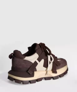 کفش اسنیکر زنانه یوکو رنگ قهوه‌ای برند Lufian - 826949166