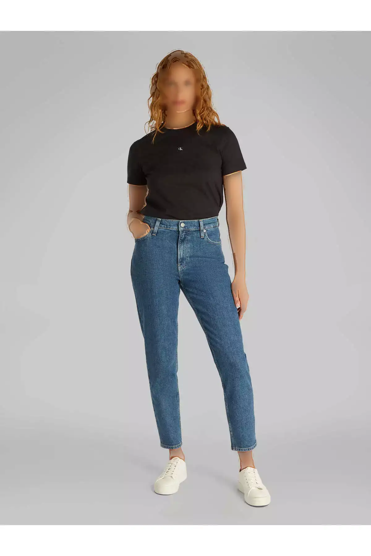 تیشرت کوتاه آستین زنانه مشکی برند Calvin Klein - 924294982