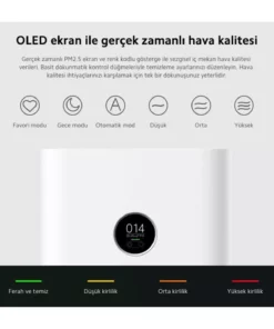 تصفیه هوا و از بین برنده بوهای نامطبوع برای مساحت 60 متر مربع، دستگاه هوشمند با قابلیت اتصال به Wi-Fi و سازگار با اندروید و اپل، همراه با هدیه: لامپ ایستاده. برند Xiaomi - 839907821