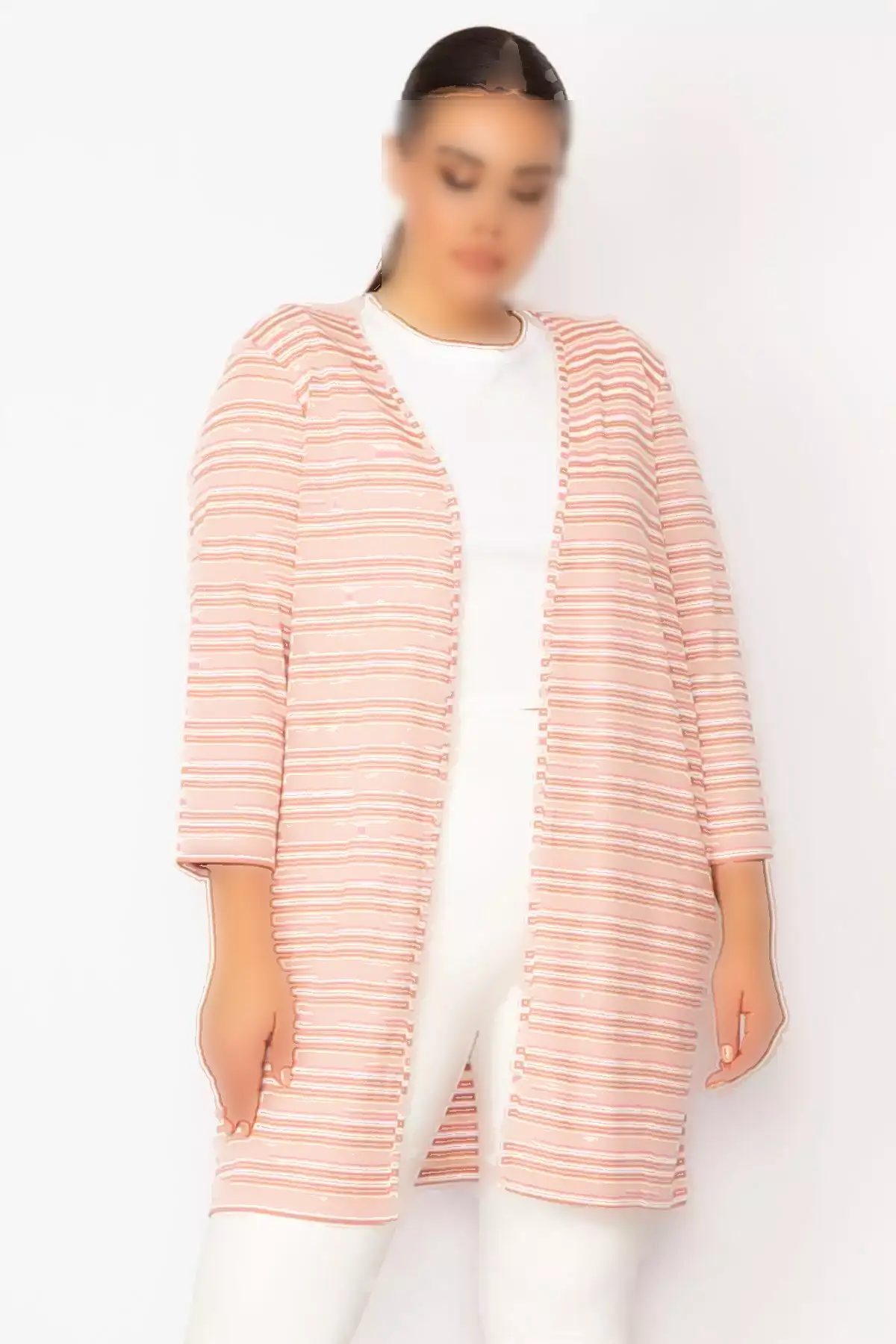 کاردی بزرگپرس پیکسی خطدار ویسکوز 65n28700 برند Şans - 159172087