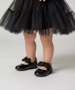 کفش بالشتی بچه دخترانه با تغییر رنگ و پاپیون برند Görkem bebe ayakkabı ve tekstil - 862328673