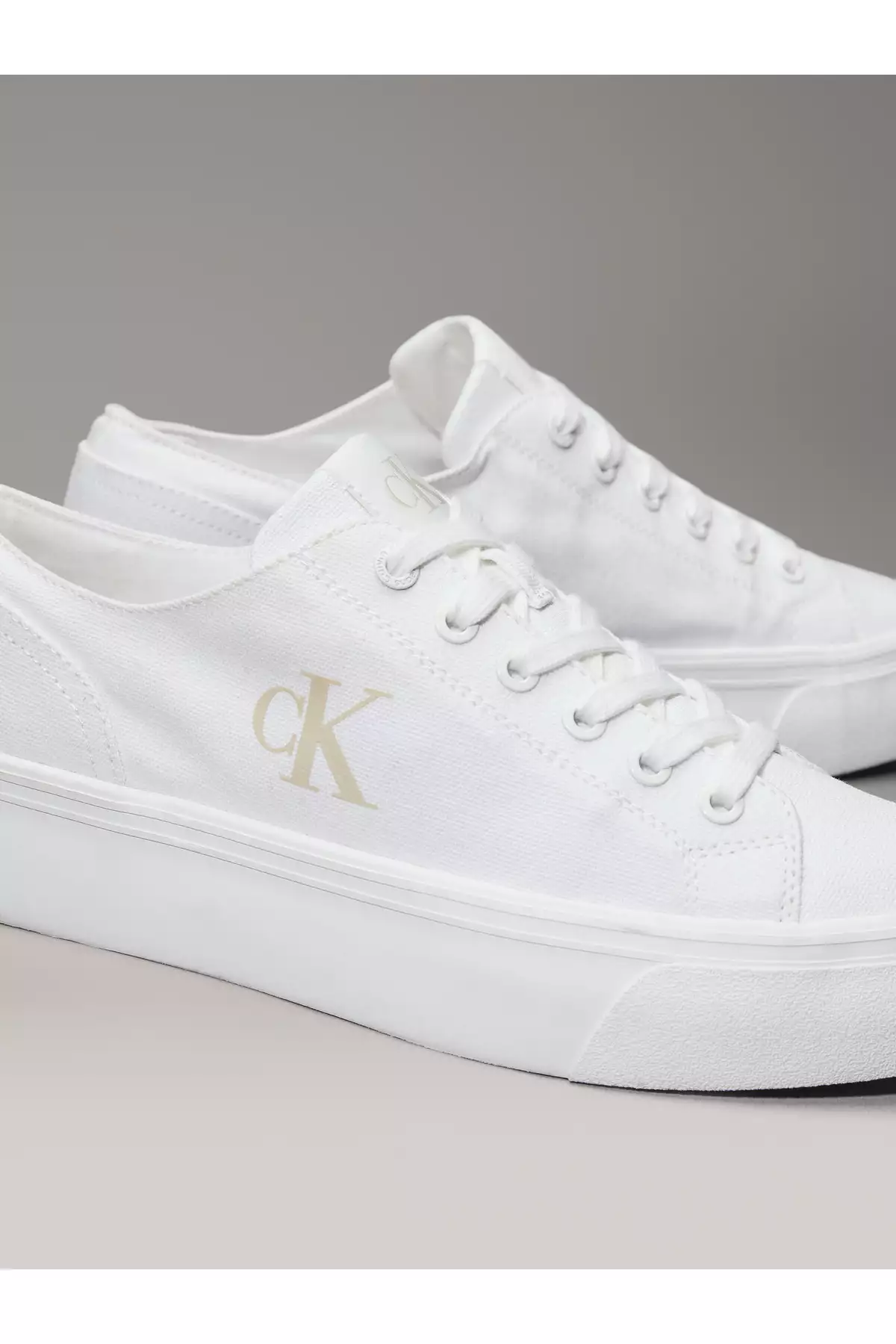 کتانی پلتفرم ولک برند Calvin Klein - 906485450