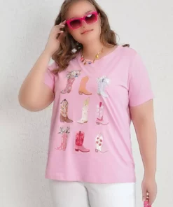 تیشرت پنبهای با طرح چاپی برند Büyük Moda - 928103474