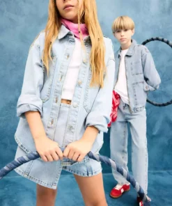 کاپشن جین دخترانه E9205A825AU برند Defacto - 965741555