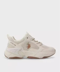 کفش ورزشی بژ یکنواخت برند U.S. Polo Assn. - 860190322