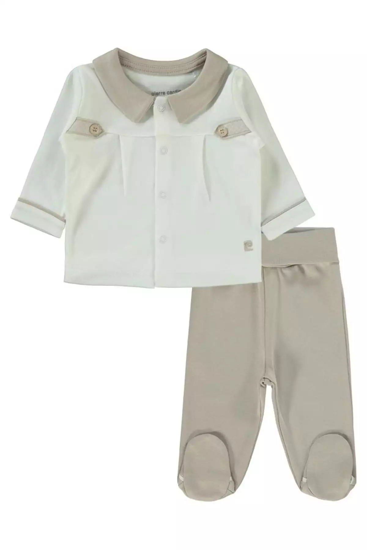 ست پیژامه ۰-۳ ماه - بیژ ست پیژامه ۰-۱ ماه برند Pierre Cardin - 919906931