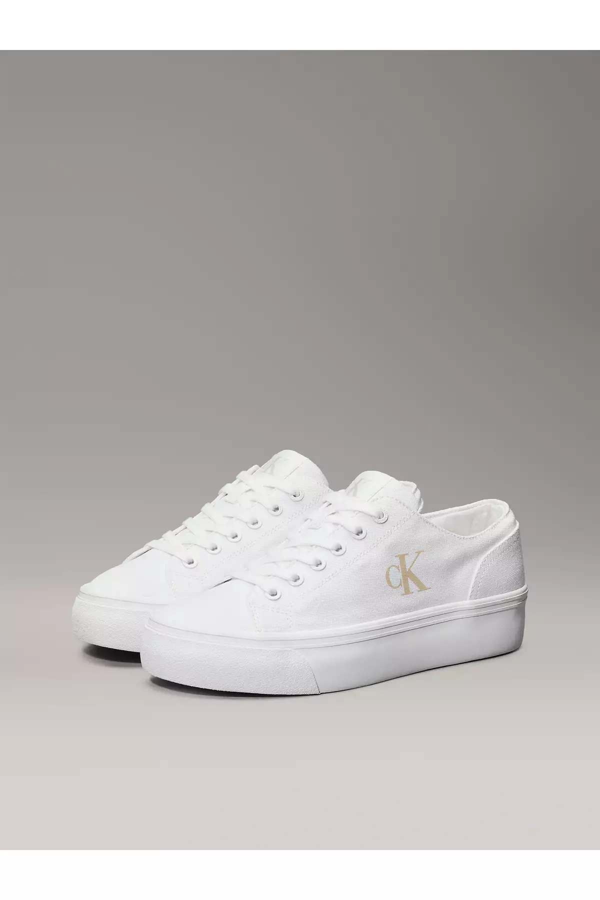 کتانی پلتفرم ولک برند Calvin Klein - 906485450