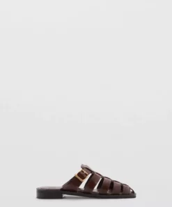 کفش ژله‌ای چرمی برند MANGO - 844926559