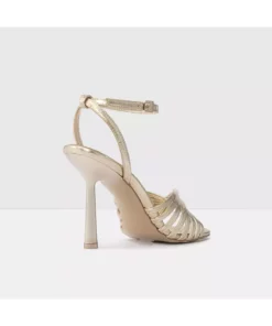 لایله‌تری - صندل پاشنه‌بلند مجلسی زنانه طلایی برند Aldo - 817832374