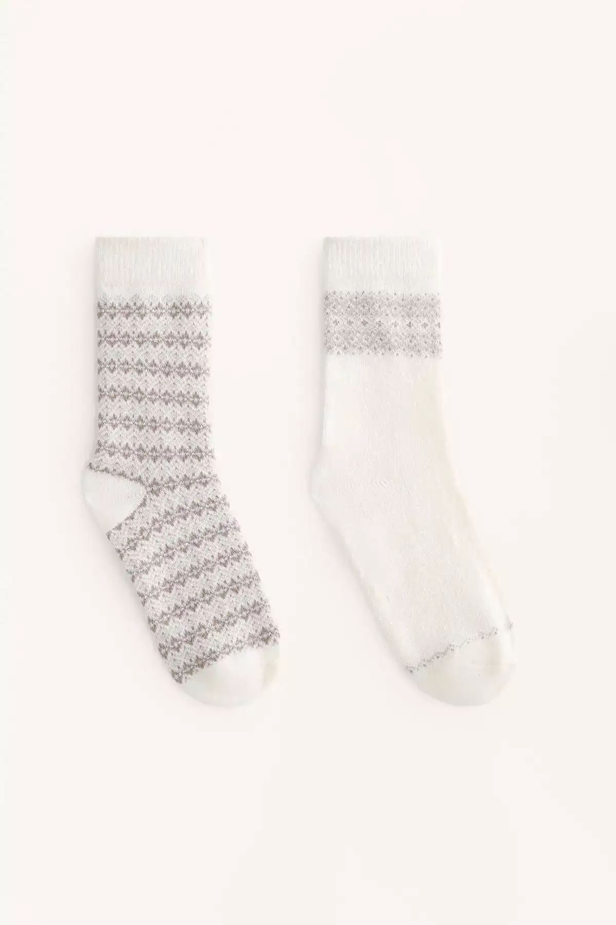 دو زوج جوراب کلاسیک طرح دار برند Oysho - 995531090