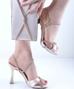 ست کیف و کفش با تزئینات سنگی برند Şanslı Ayakkabıcılık - 718079408