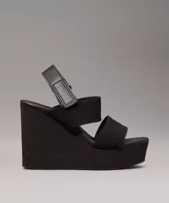 صندل لژدار با بند وبینگ برند Calvin Klein - 929018957