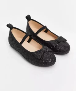 کفش راحتی دخترانه با جزئیات پاپیون مشکی LCW STEPS برند LC Waikiki - 890272089