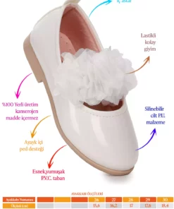 کفش باله دخترانه فلورز رودان برند KARAMAZI - 822069578