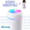 دستگاه رطوبت‌ساز اولتراسونیک 300 میلی‌لیتری و دستگاه آروماتراپی - شامل رایحه هدیه برند Ekru Cep - 827743722