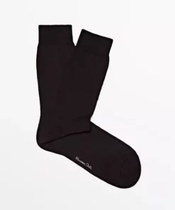 جوراب مرسریز صاف برند Massimo Dutti - 655300052