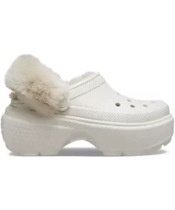 کفش زنانه استامپ خطدار مدل 208546-160 برند Crocs - 818486286