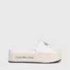 صندل پلتفرم مت برند Calvin Klein - 820043374