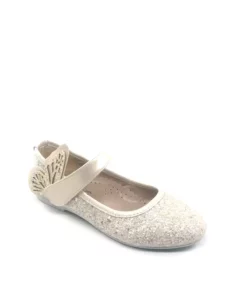 کفش بامبینی دخترانه با جزئیات پروانه‌ای و کفی ارتوپدیک برند Pabuçland - 822492116