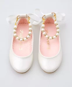 کفش لژیر دخترانه با مروارید از مچ پا برند Pabrik - 922280515