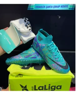 ست 3 تایی زمین فوتبال لالیگا پرو + کیف + جوراب + مچ‌بند برند AİRBOOM - 950565972