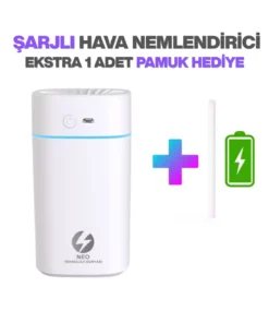 مرطوبکننده هوای شارژی ۳۸۰ میلیلیتر | بخاردستگاه شارژی | چراغ شب | حالت رنگ RGB برند Convoy - 976792387