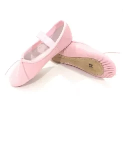 پاپوش باله تخت چرم صورتی برند Yıldız Bale Kostüm ve Spor Ürünleri - 73349716
