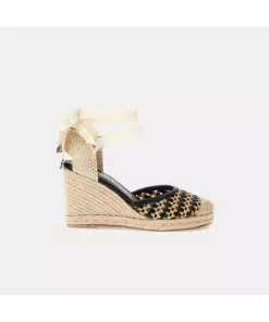 صندل حصیری زنانه چرمیک برند Guess - 929298069