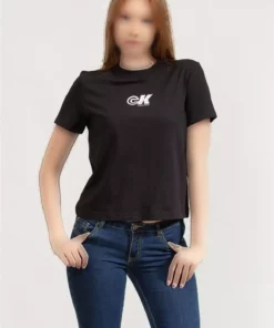 تی‌شرت سیاه زنانه LV047C839G UB1 برند Calvin Klein - 958407202