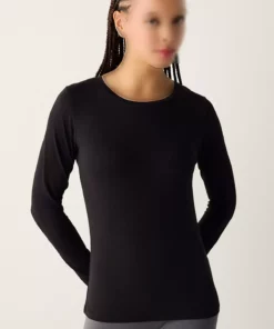 بلوز تمام پنبه سیاه رنگ با آستین بلند برند Penti - 750456543