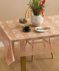 رومیزی طرح دانتل 150x150 سانتیمتر برند LC Waikiki - 882489822