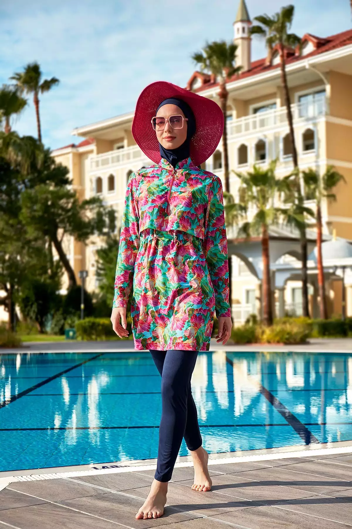 مایو تام کاوری با سرپوش تمام قد رمسای کد R112 (آیش) برند Remsa Mayo - 840144838