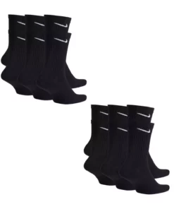 جوراب‌های کشن عملکردی (مدل Crew) - بسته 12 عددی (شامل 2 بسته 6 عددی) - اقتصادی برند Nike - 904415137