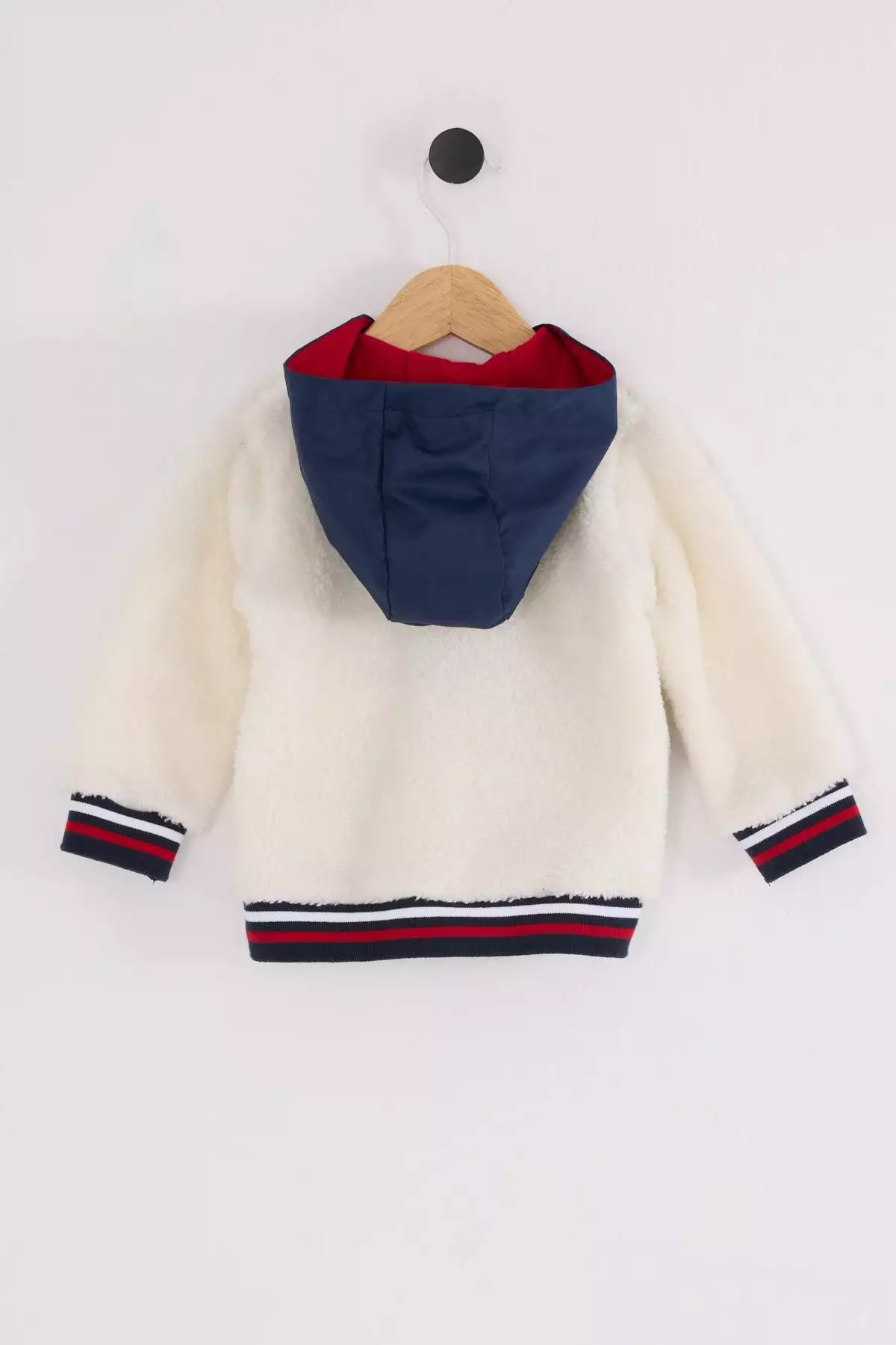 کاپشن نوزاد مردانه ولسافت، کاپشن زیپی، کاپشن کلاهدار، پارچه فوقالعاده نرم برند U.S. Polo Assn. - 1049183497