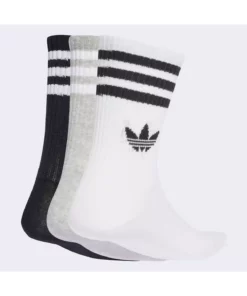 جوراب سه خطی ۳ جفت برند adidas - 949286263