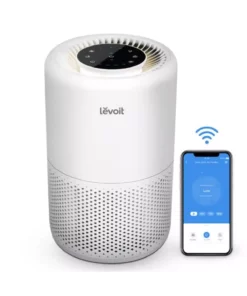 تصفیه کننده هوای هوشمند Core 200S با قابلیت WiFi | مناسب برای آلرژی‌ها، حیوانات خانگی، دود، گرد و غبار و گرده | با صدای 24dB بسیار ساکت برند Levoit - 873692005