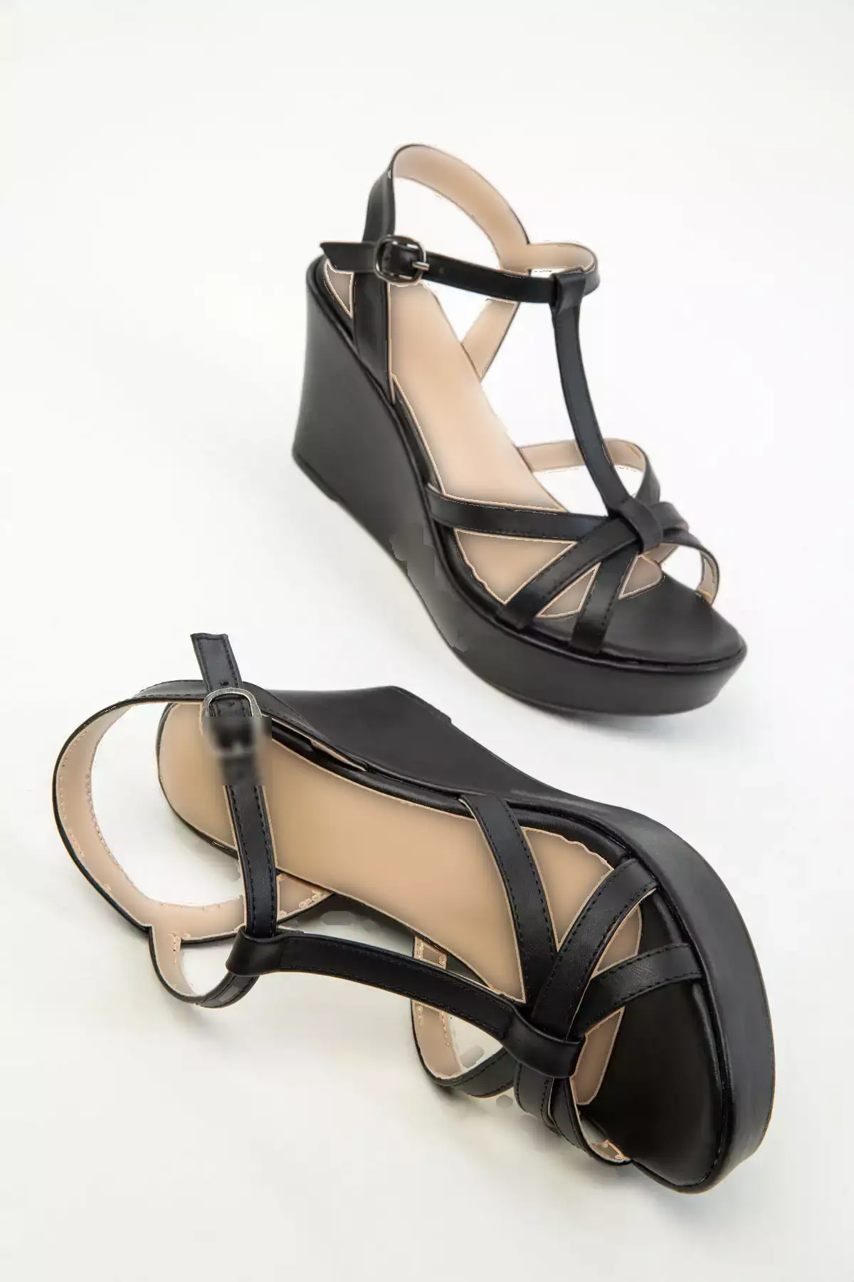 کفش پاشنهبلند پرستویی زنانه مشکی 17841 برند SOHO - 647403629