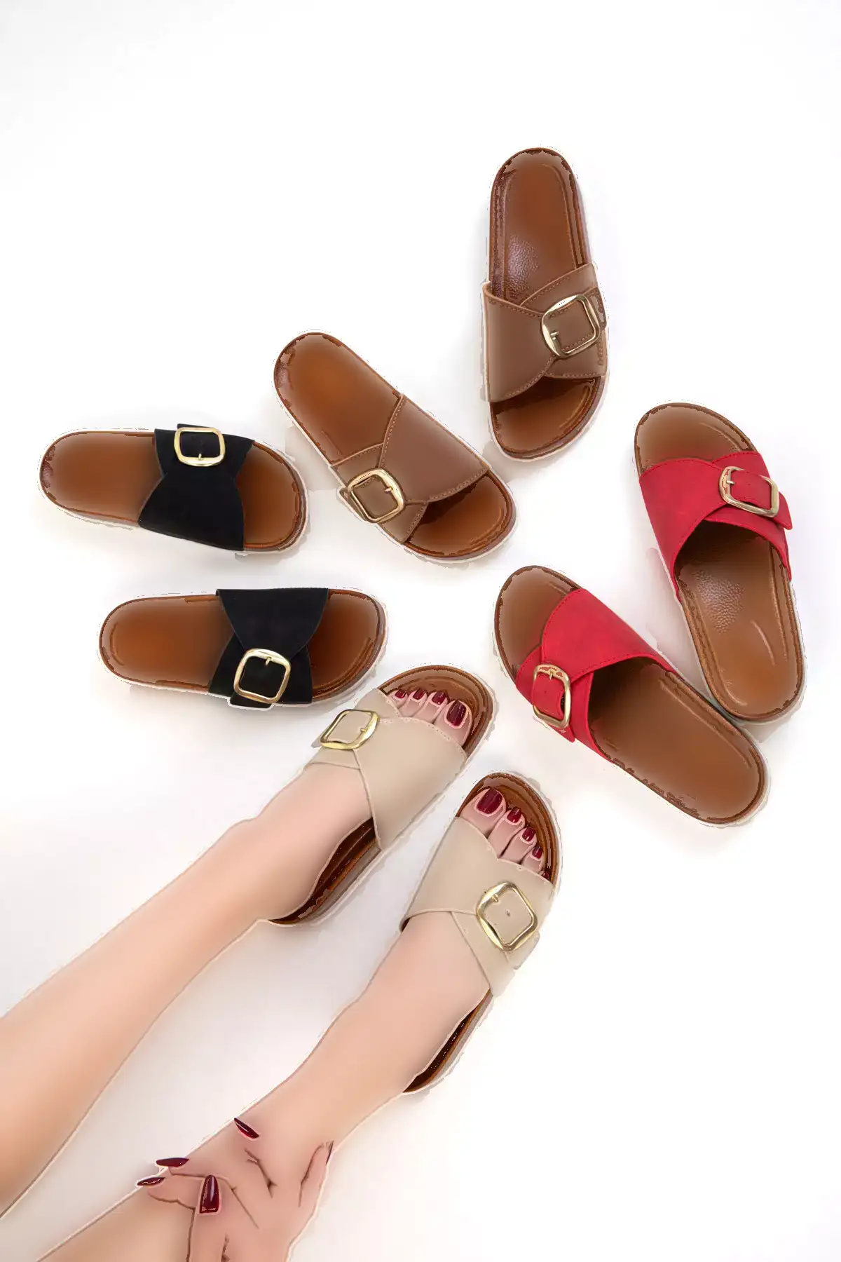 پاپوش زنانه بژ کد ۲۰۷۳۴ برند SOHO - 948546236