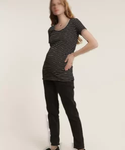 تی شرت حاملگی فلیکس مشکی برند Lyn Mama - 311750873